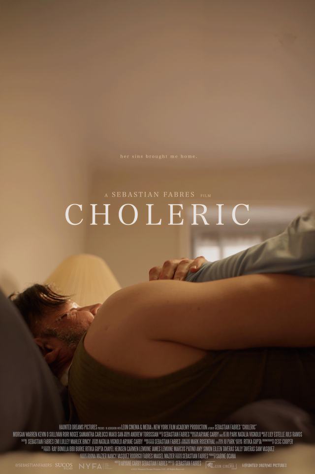 CHOLERIC short film poster - psychological body horror score by Zazie Kanwar-Torge