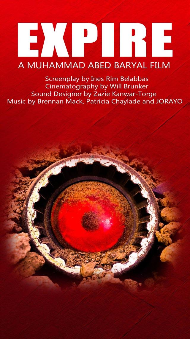 EXPIRE (2025) theatrical poster - psychological horror short scored by Zazie Kanwar-Torge