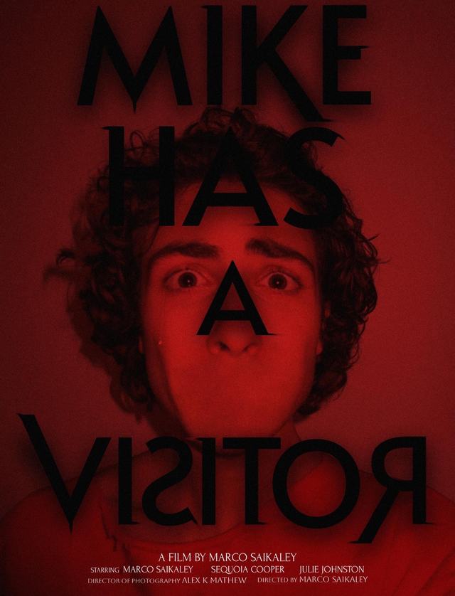 MIKE HAS A VISITOR short film poster - sleep paralysis horror score by Zazie Kanwar-Torge